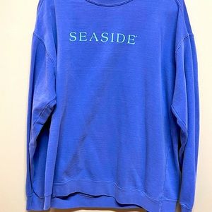 Light blue seaside comfort colors crewneck sweatshirt XL